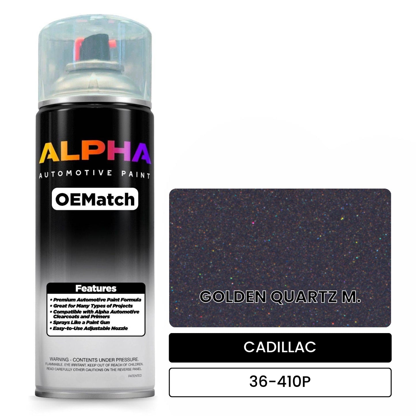 CADILLAC GOLDEN QUARTZ M. 36-410P OEMatch Spraycan