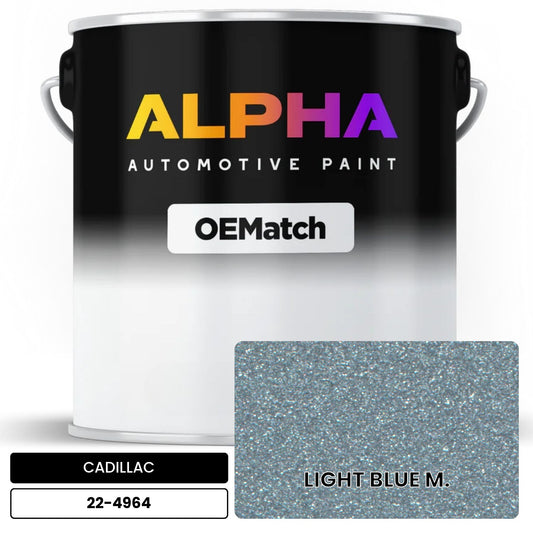 CADILLAC LIGHT BLUE M. 22-4964 OEMatch Basecoat