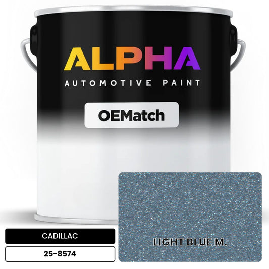 CADILLAC LIGHT BLUE M. 25-8574 OEMatch Basecoat