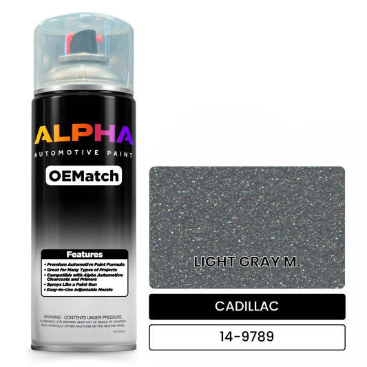 CADILLAC LIGHT GRAY M. 14-9789 OEMatch Spraycan