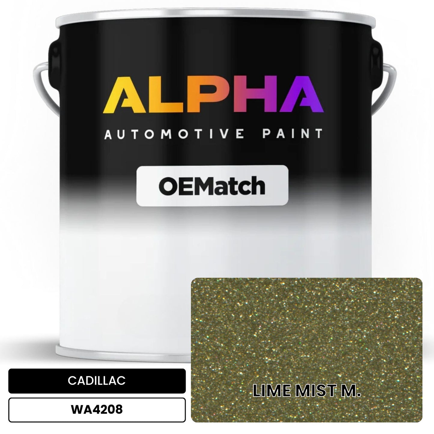 CADILLAC LIME MIST M. WA4208 OEMatch Basecoat