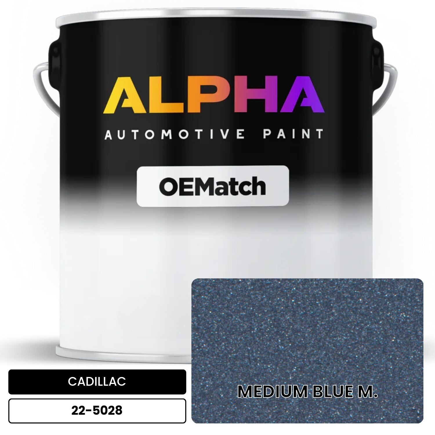 CADILLAC MEDIUM BLUE M. 22-5028 OEMatch Basecoat