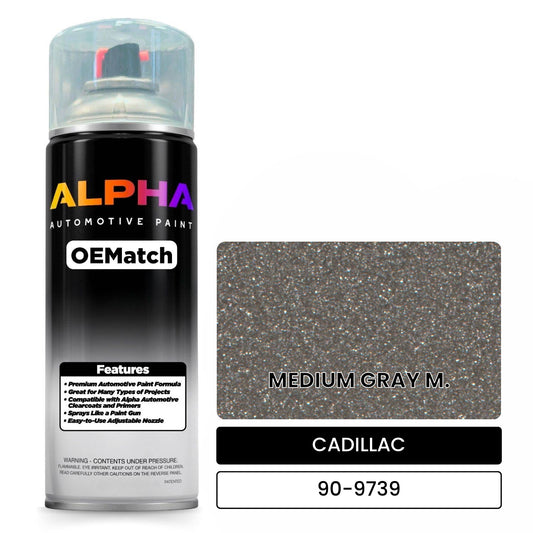 CADILLAC MEDIUM GRAY M. 90-9739 OEMatch Spraycan