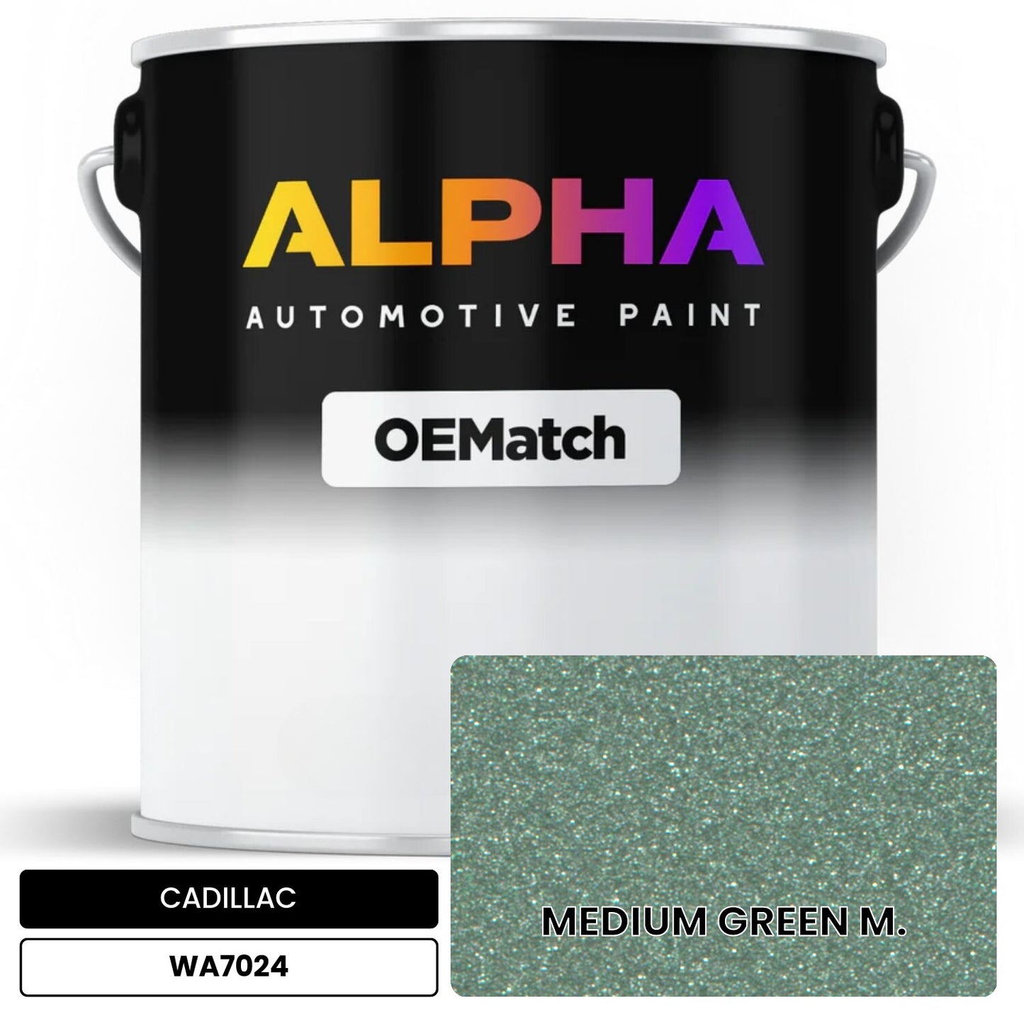 CADILLAC MEDIUM GREEN M. WA7024 OEMatch Basecoat