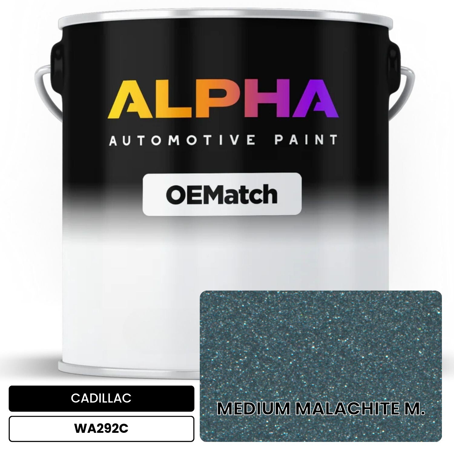 CADILLAC MEDIUM MALACHITE M. WA292C OEMatch Basecoat