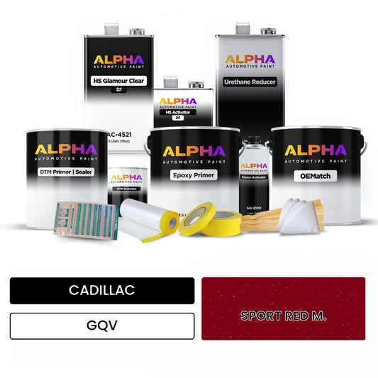 CADILLAC SPORT RED M. GQV OEMatch Vehicle Paint Kit