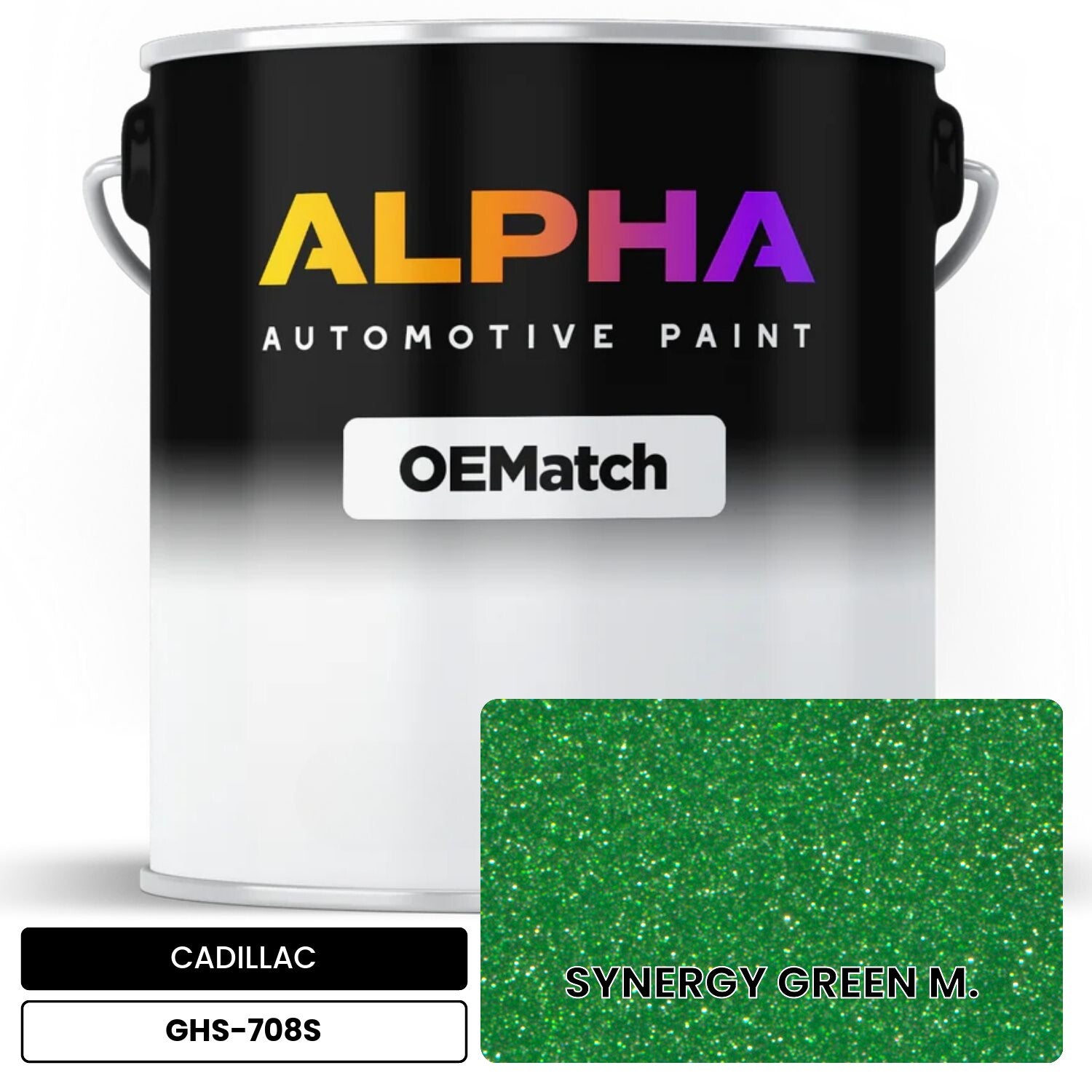CADILLAC SYNERGY GREEN M. GHS-708S OEMatch Basecoat