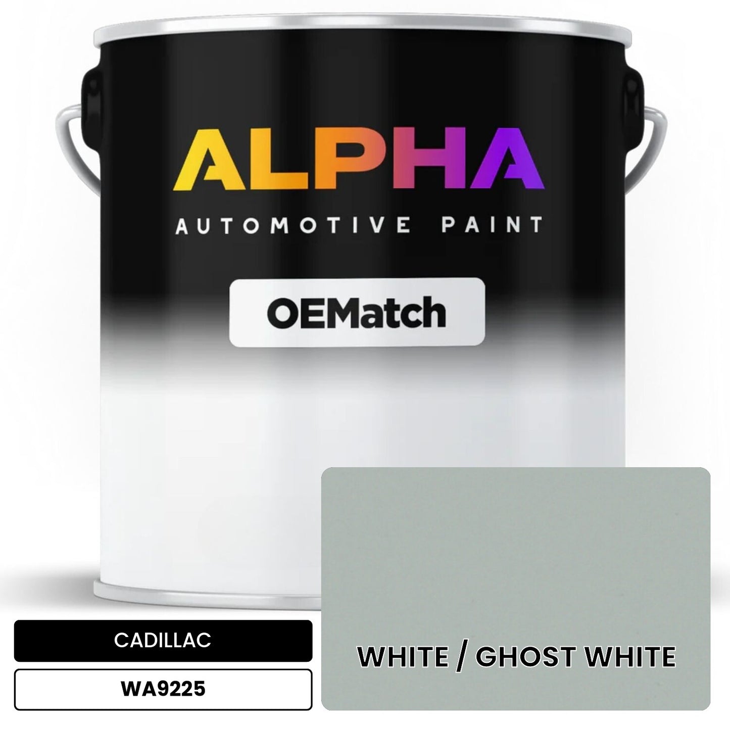 CADILLAC WHITE / GHOST WHITE WA9225 OEMatch Basecoat
