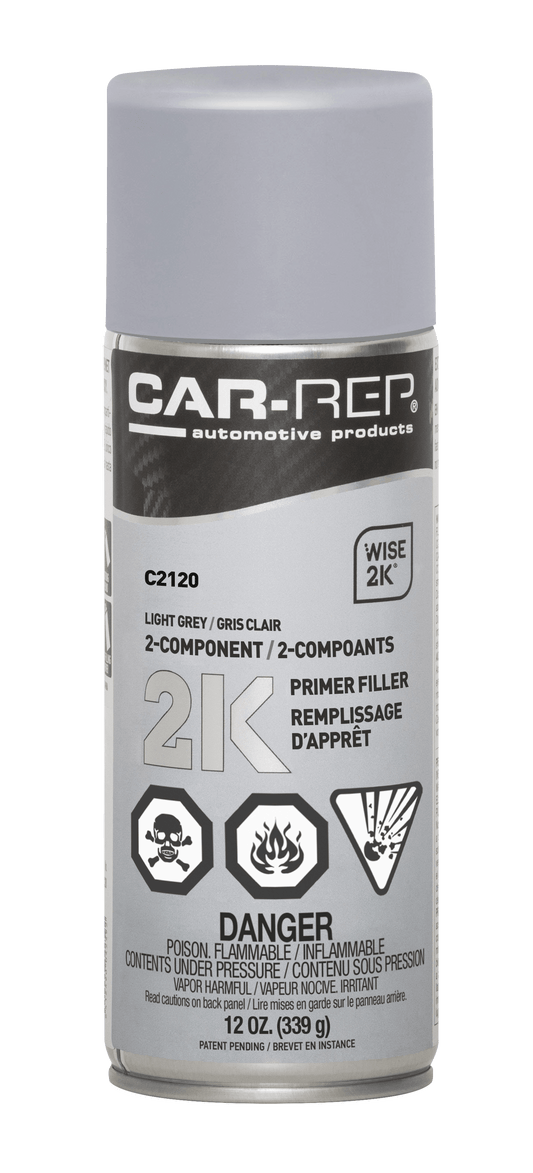 Car-Rep 2k High Build Filler Primer Spray Can - The Spray Source - Car-Rep