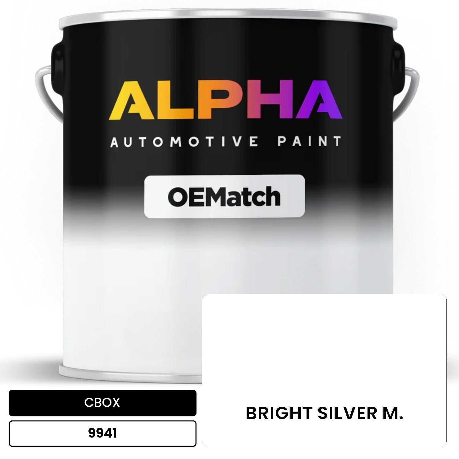 CBOX BRIGHT SILVER M. 9941 OEMatch Basecoat