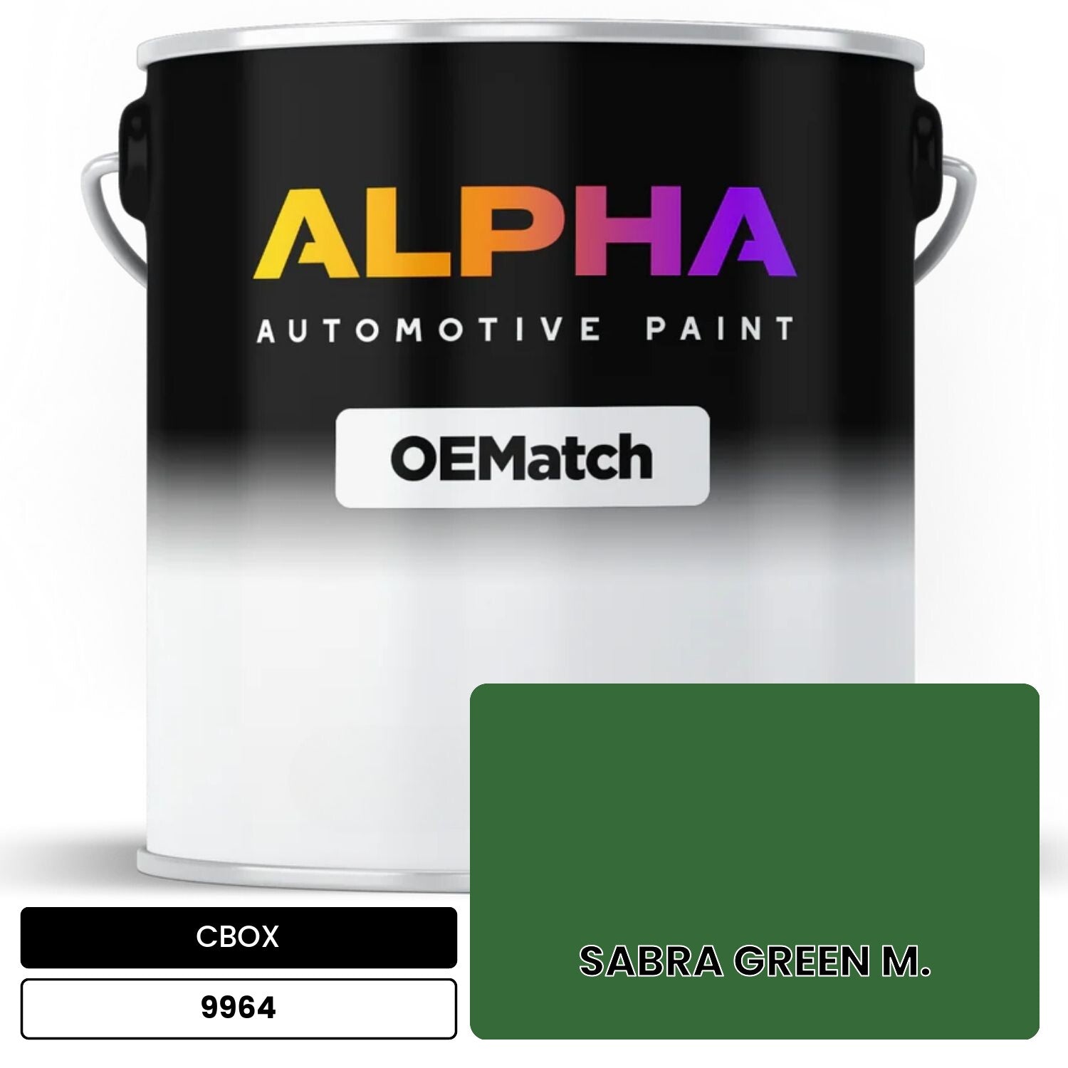 CBOX SABRA GREEN M. 9964 OEMatch Basecoat