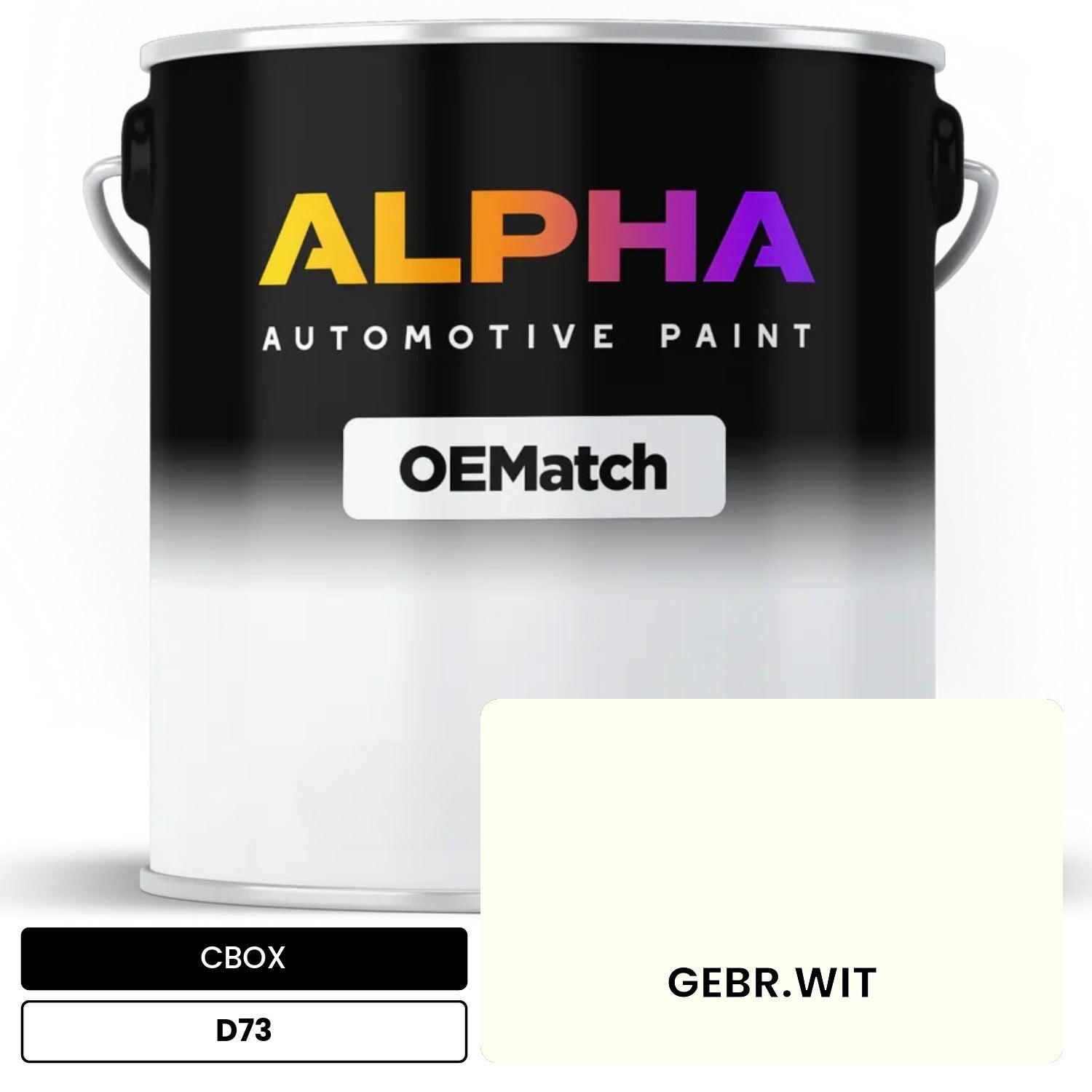 CBOX GEBR.WIT D73 OEMatch Basecoat