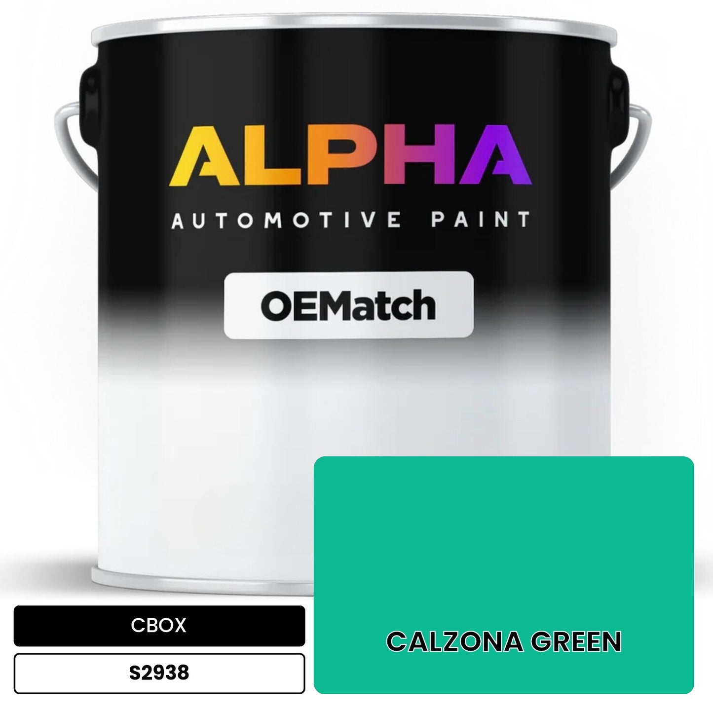 CBOX CALZONA GREEN S2938 OEMatch Basecoat