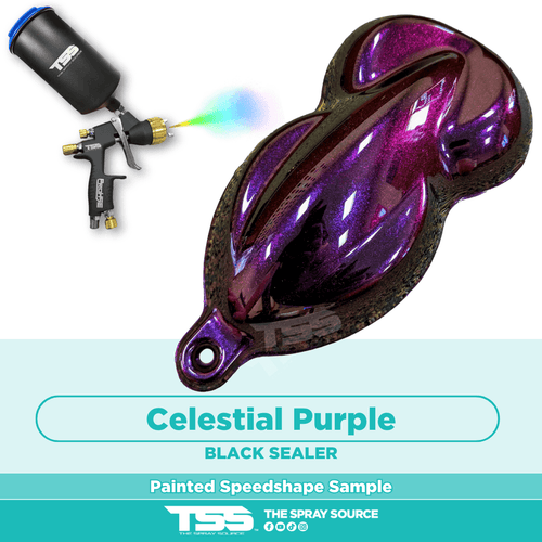Celestial Purple Painted Sample (Black Ground Coat)