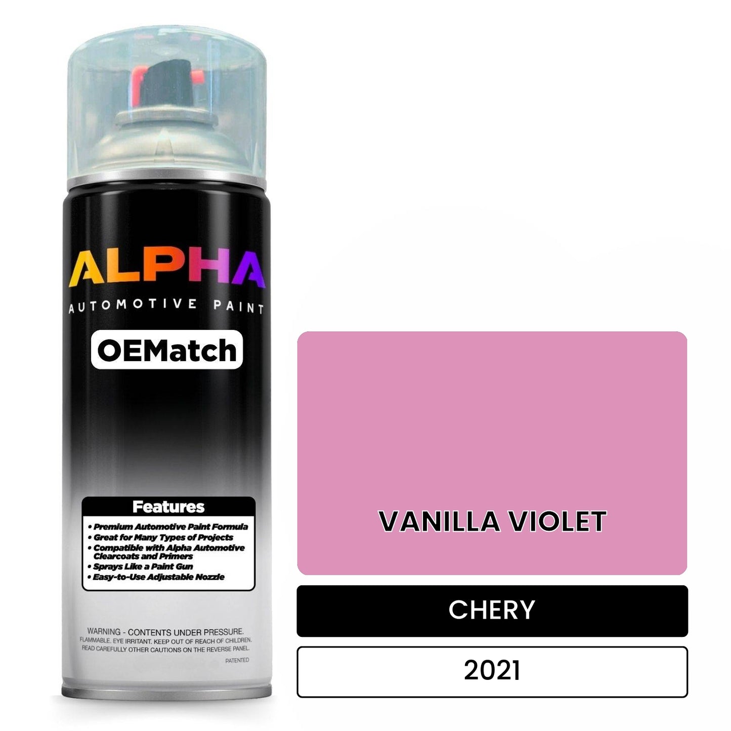 CHERY VANILLA VIOLET 2021 OEMatch Spraycan