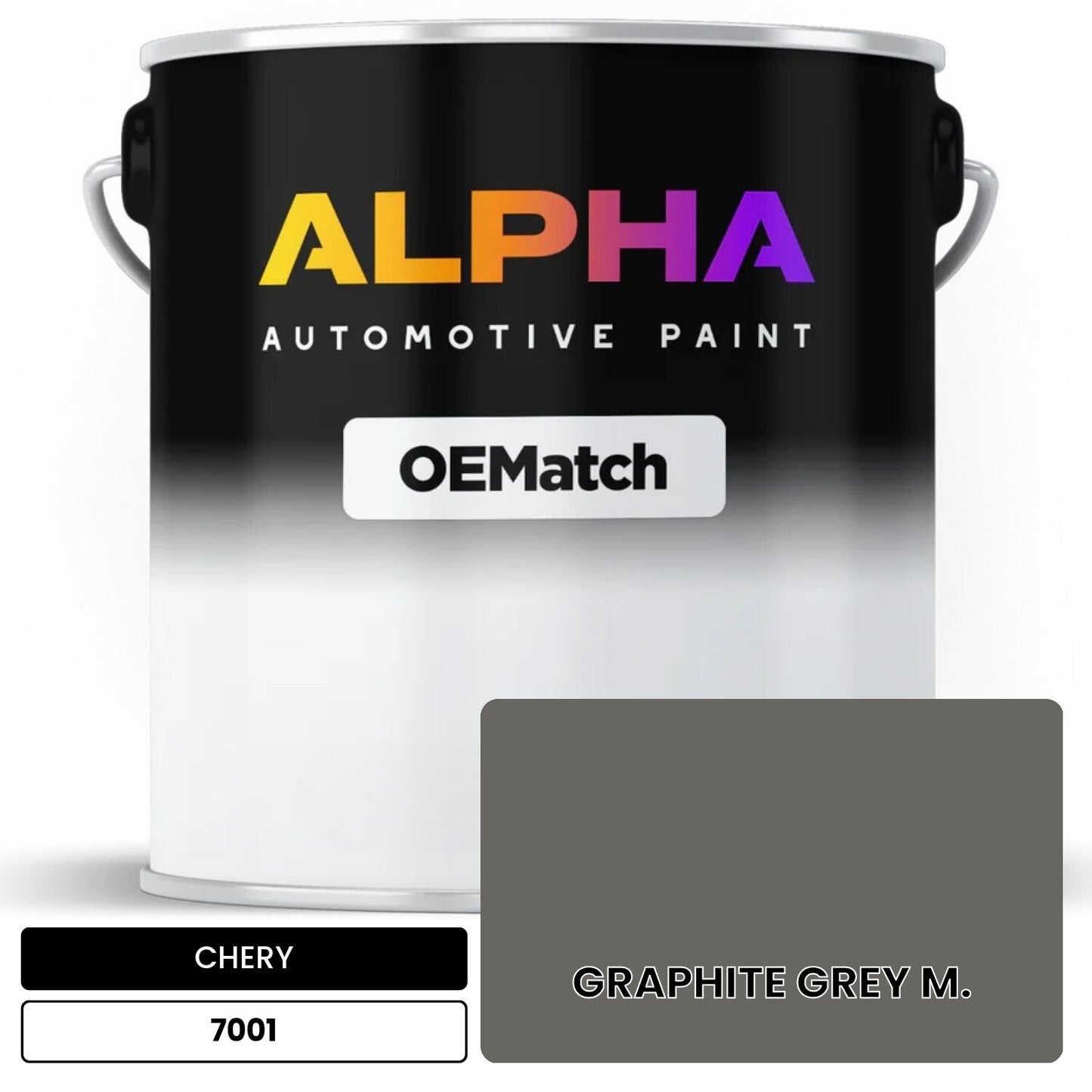 CHERY GRAPHITE GREY M. 7001 OEMatch Basecoat