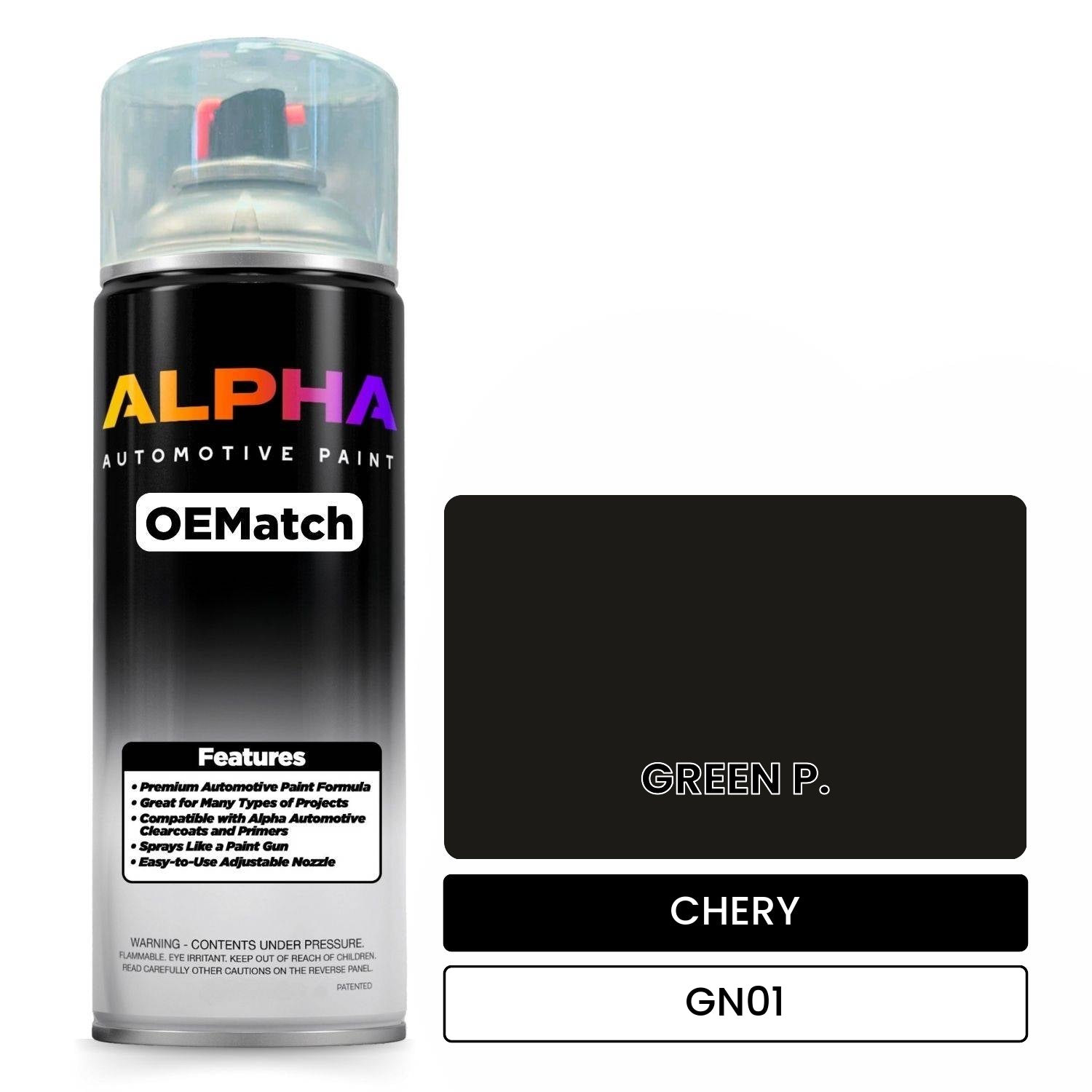 CHERY GREEN P. GN01 OEMatch Spraycan