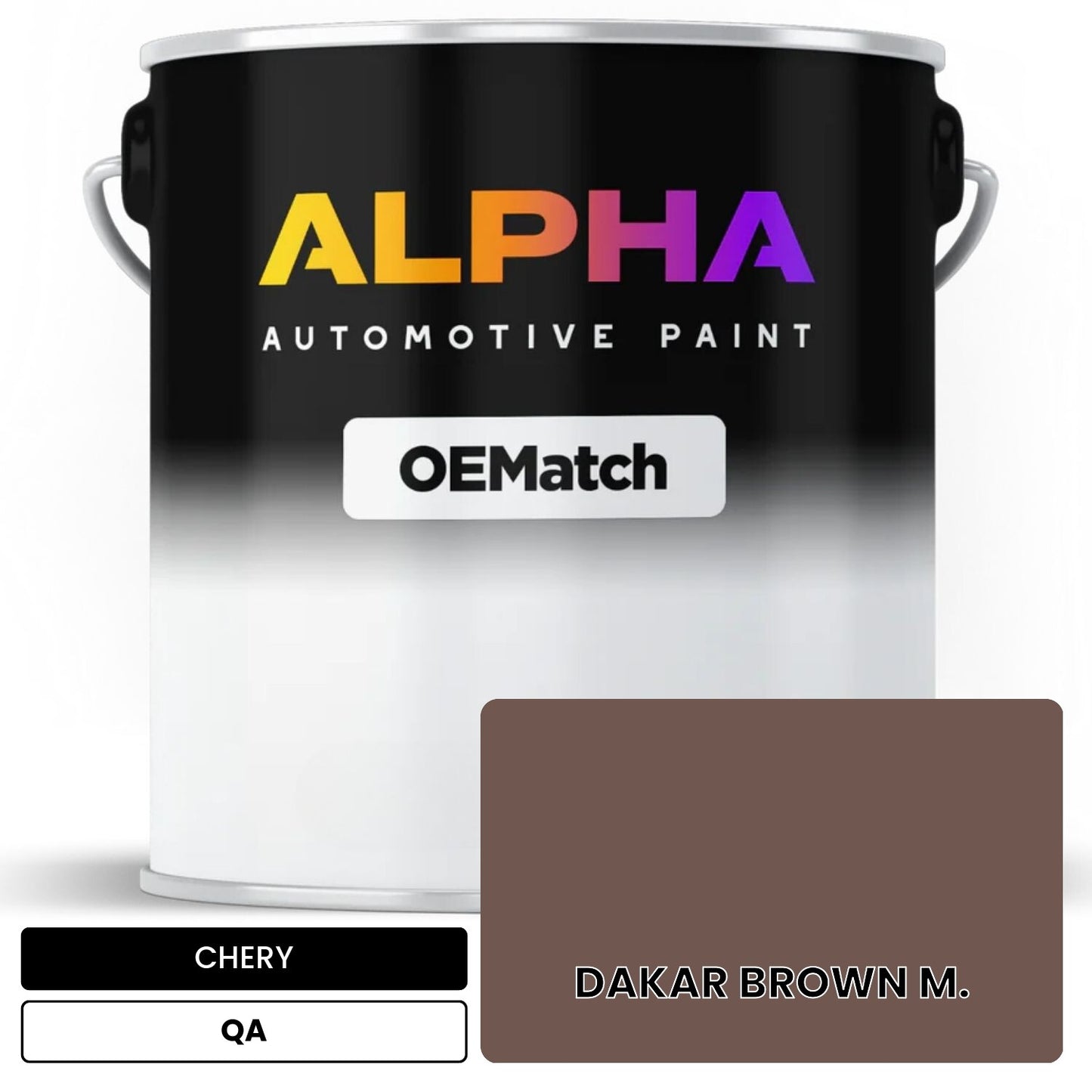 CHERY DAKAR BROWN M. QA OEMatch Basecoat