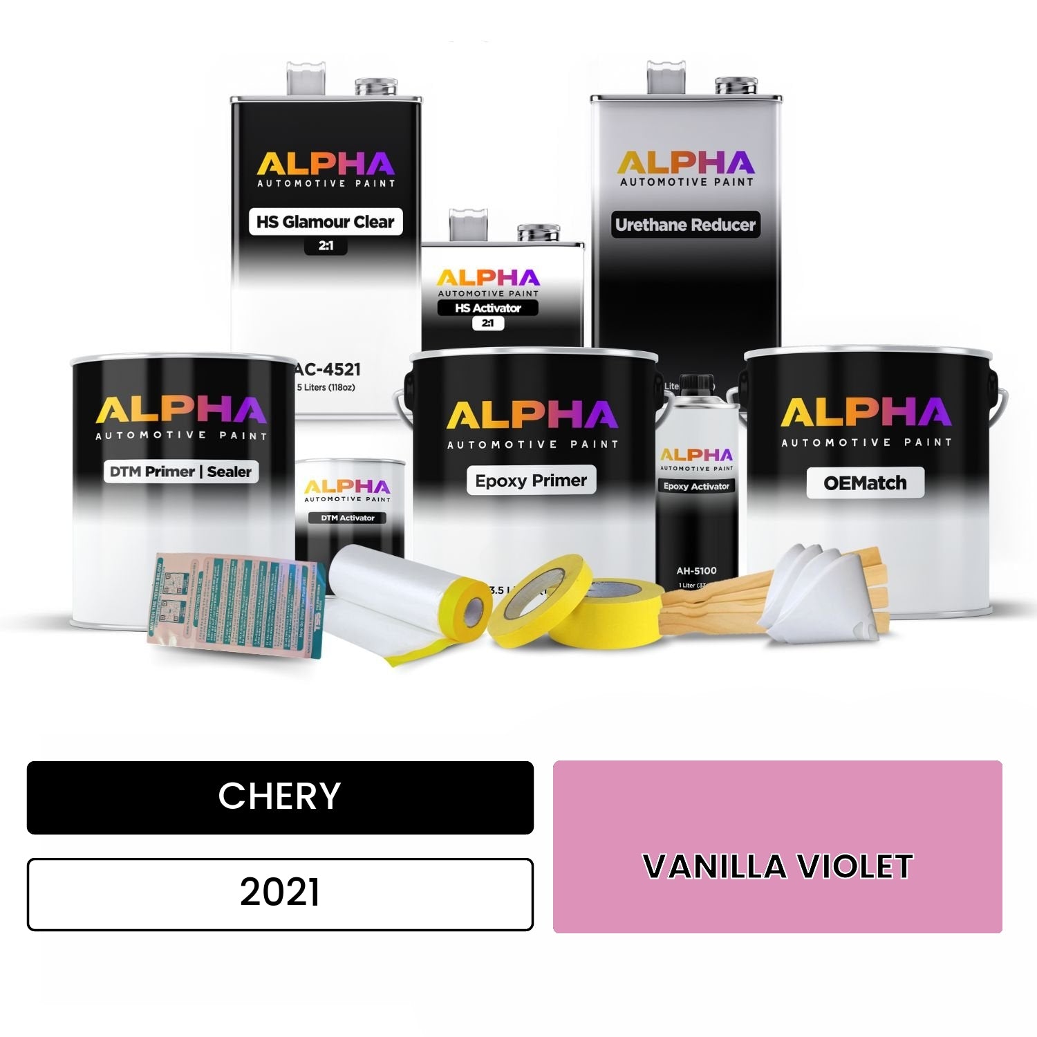 CHERY VANILLA VIOLET 2021 OEMatch Vehicle Paint Kit