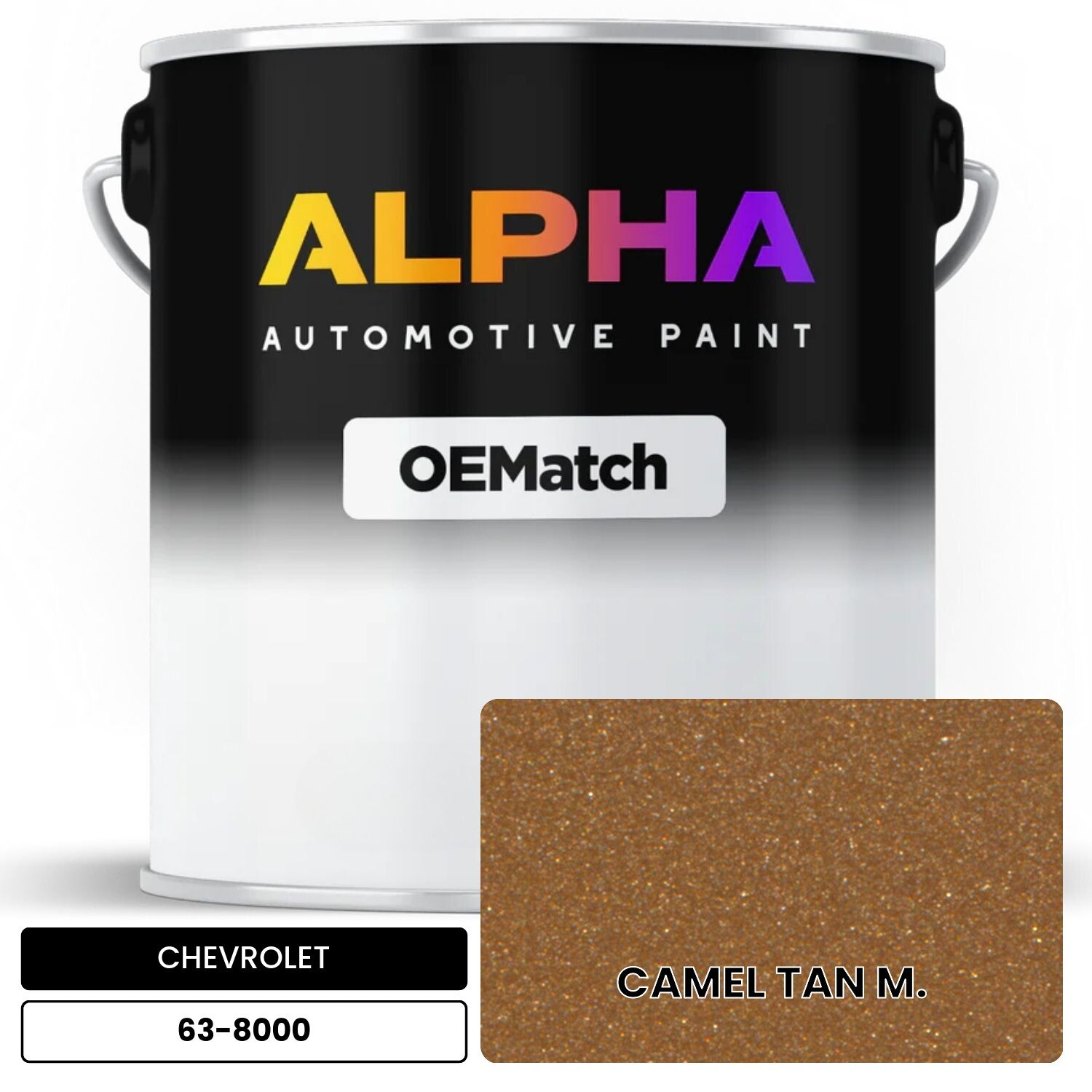 CHEVROLET CAMEL TAN M. 63-8000 OEMatch Basecoat