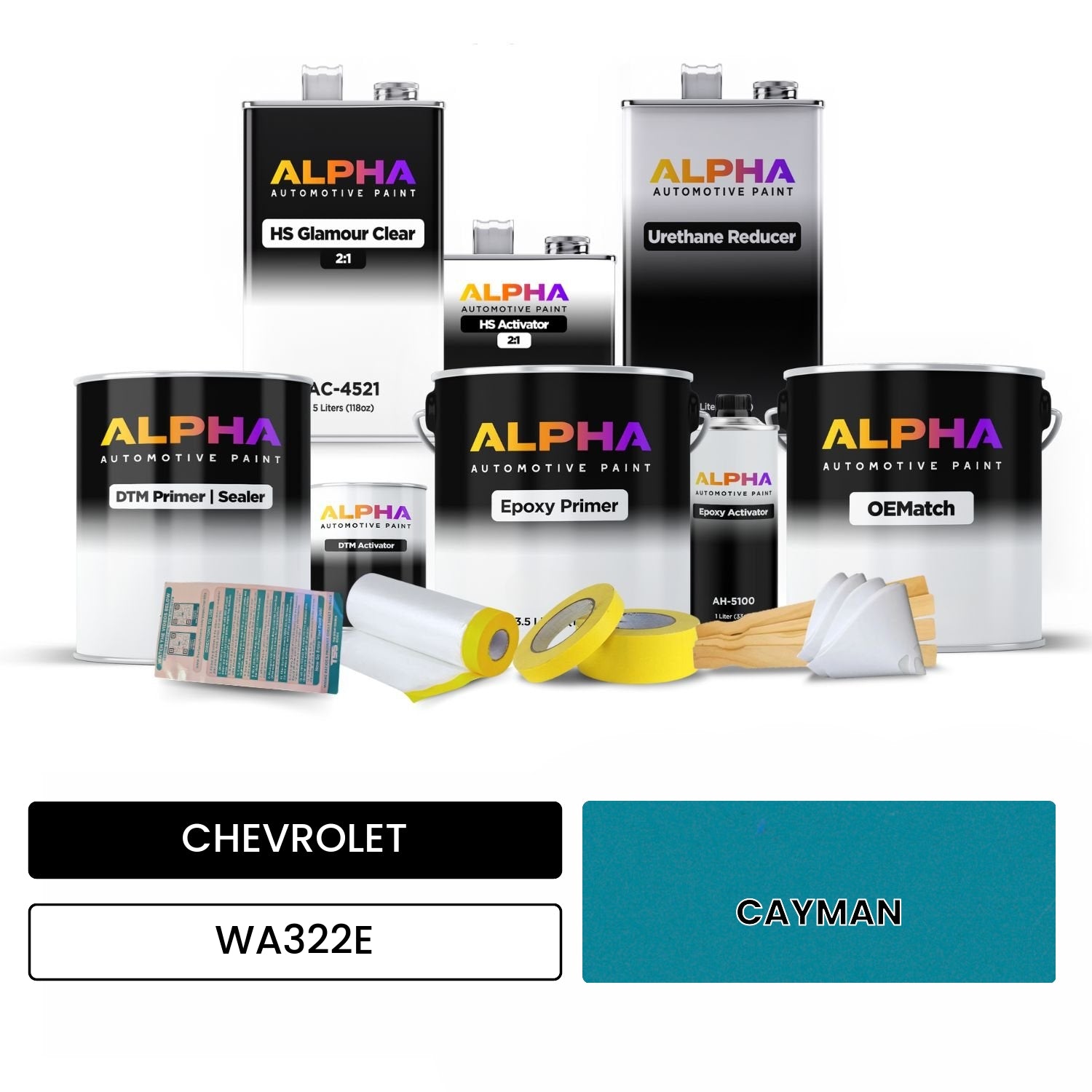 CHEVROLET CAYMAN WA322E OEMatch Vehicle Paint Kit