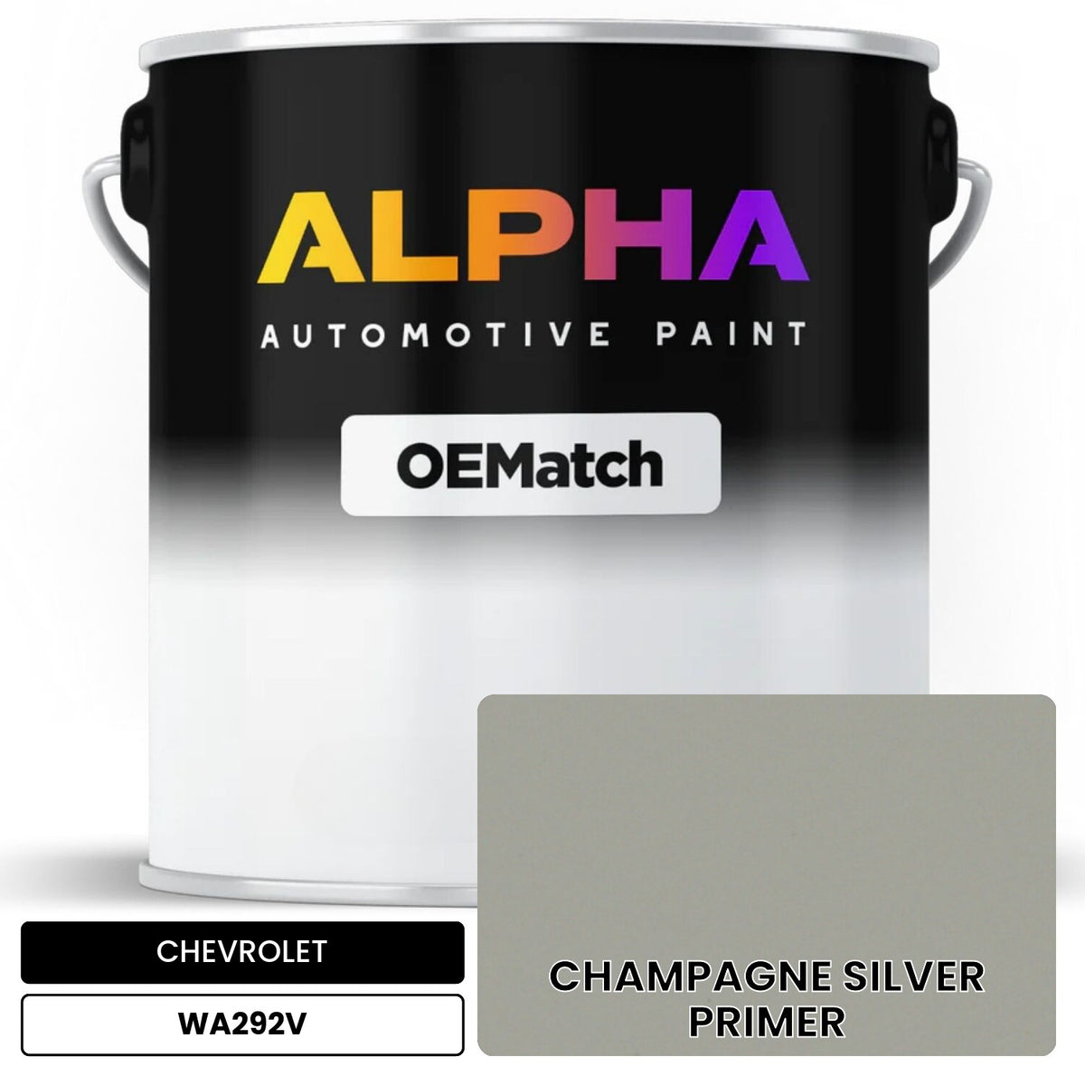 CHEVROLET CHAMPAGNE SILVER PRIMER WA292V OEMatch Basecoat