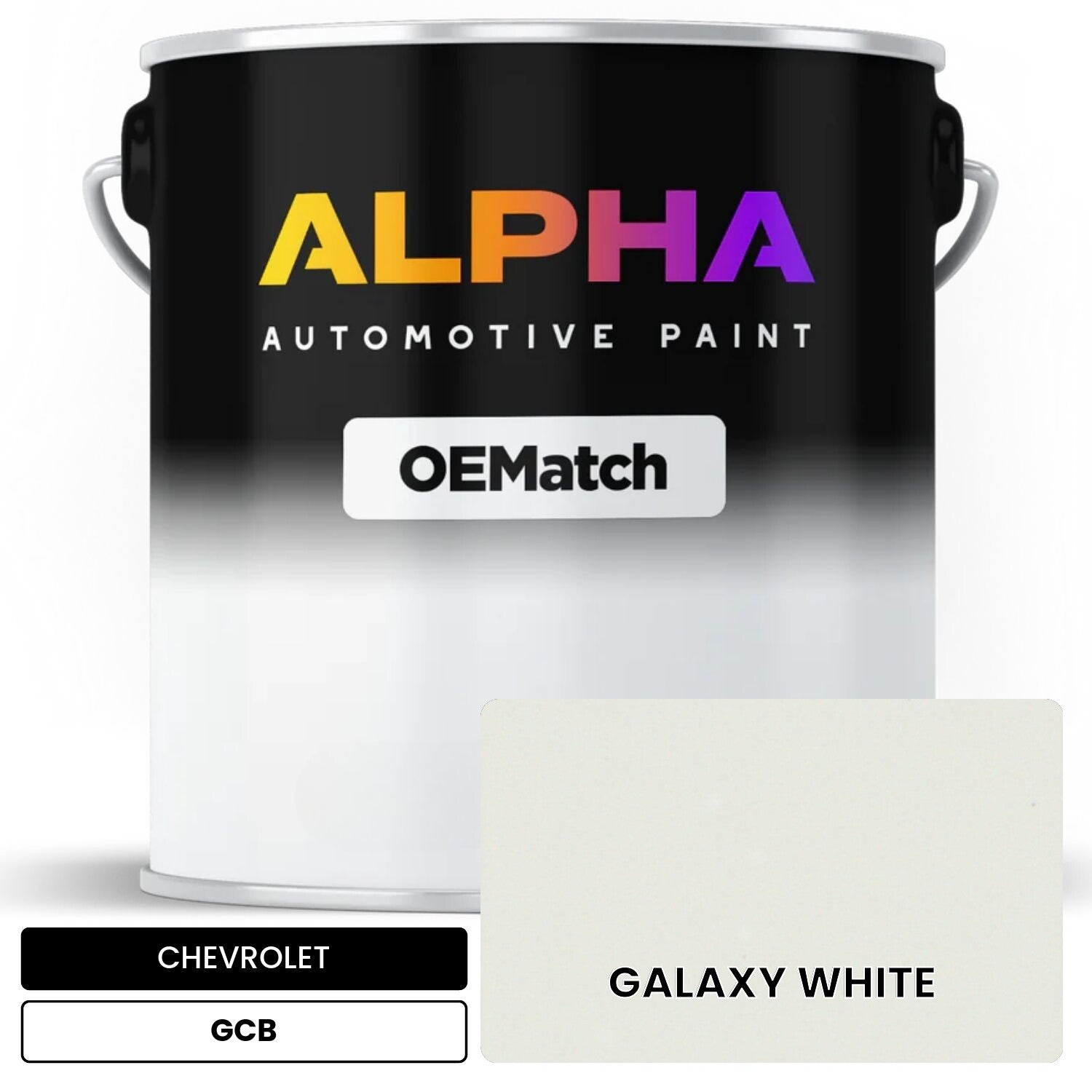 CHEVROLET GALAXY WHITE GCB OEMatch Basecoat