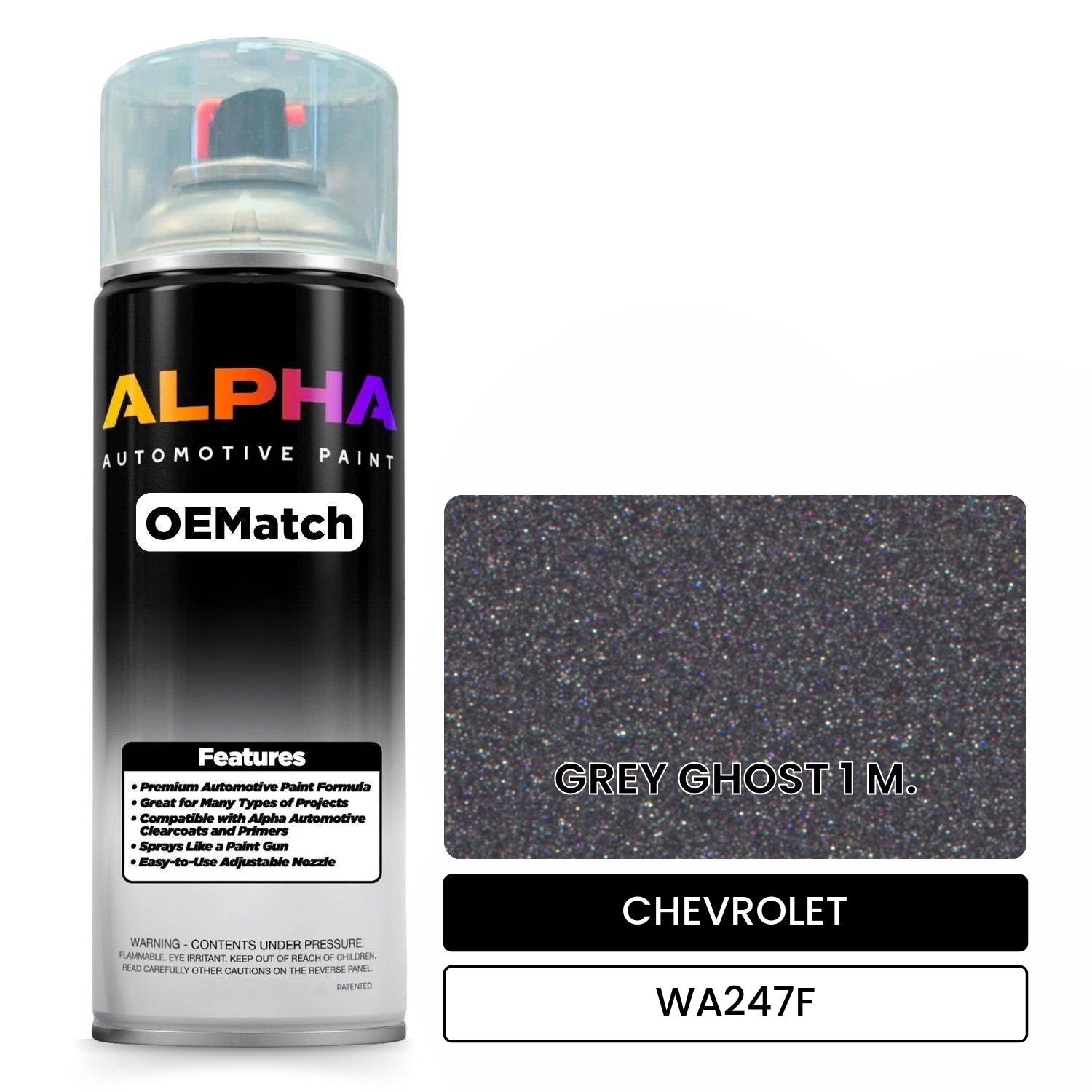 CHEVROLET GREY GHOST 1 M. WA247F OEMatch Spraycan
