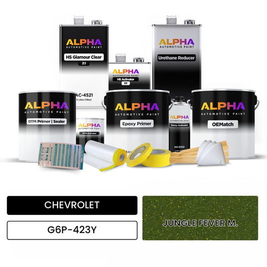 CHEVROLET JUNGLE FEVER M. G6P-423Y OEMatch Vehicle Paint Kit