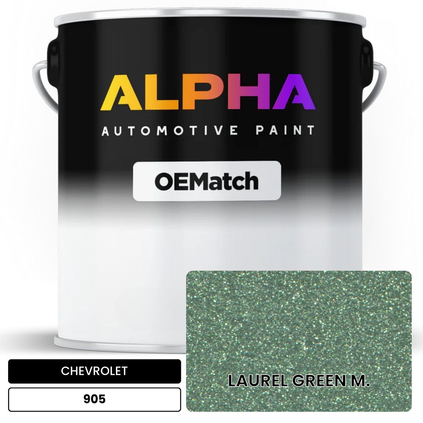 CHEVROLET LAUREL GREEN M. 905 OEMatch Basecoat