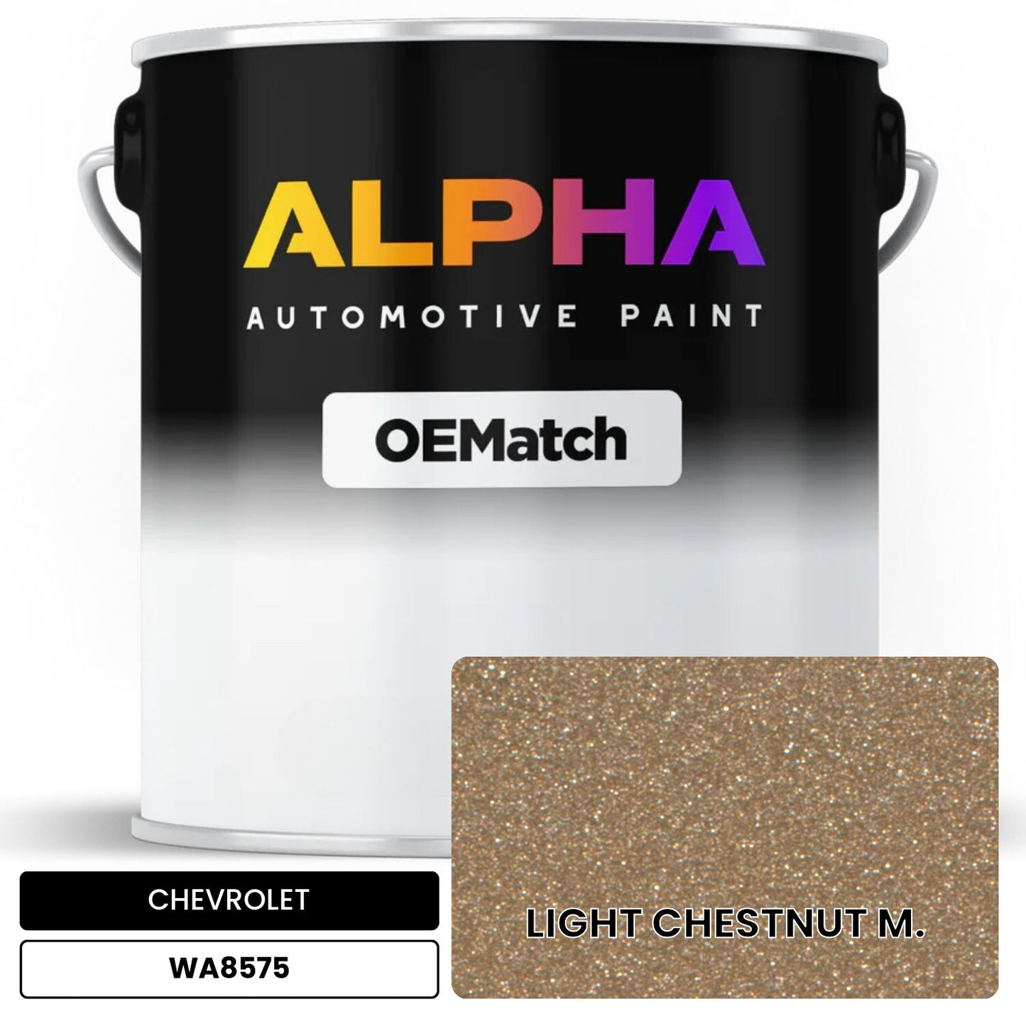 CHEVROLET LIGHT CHESTNUT M. WA8575 OEMatch Basecoat