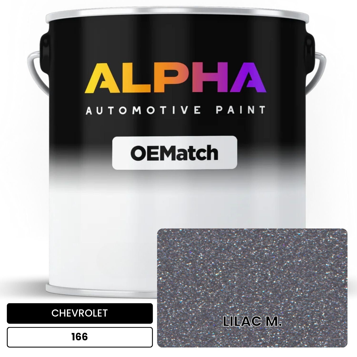 CHEVROLET LILAC M. 166 OEMatch Basecoat