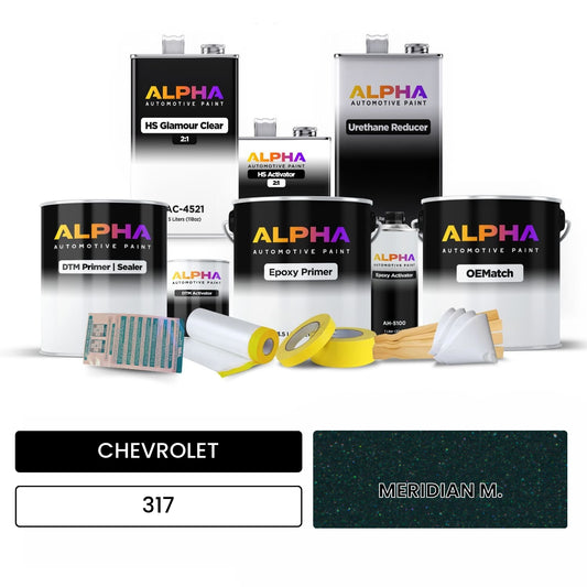 CHEVROLET MERIDIAN M. 317 OEMatch Vehicle Paint Kit