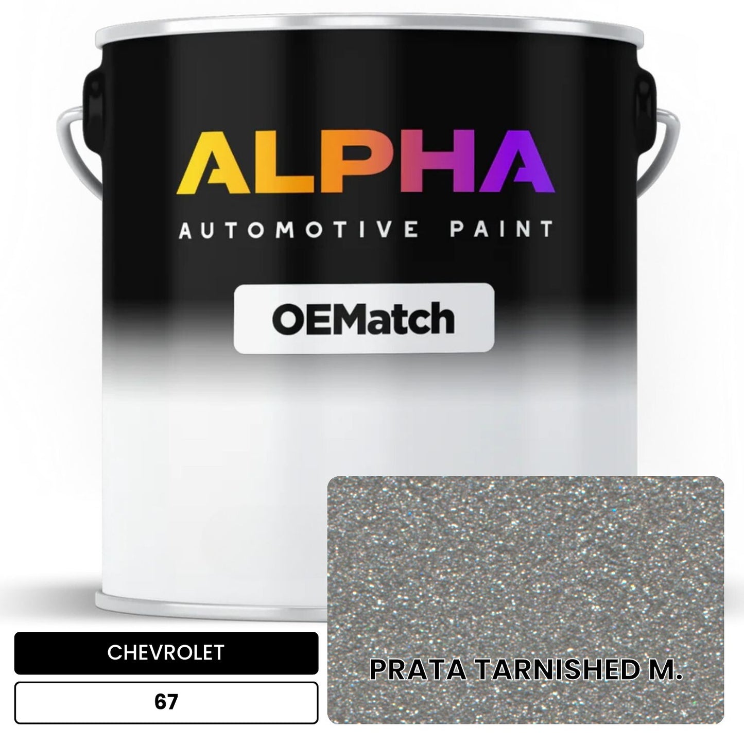CHEVROLET PRATA TARNISHED M. 67 OEMatch Basecoat