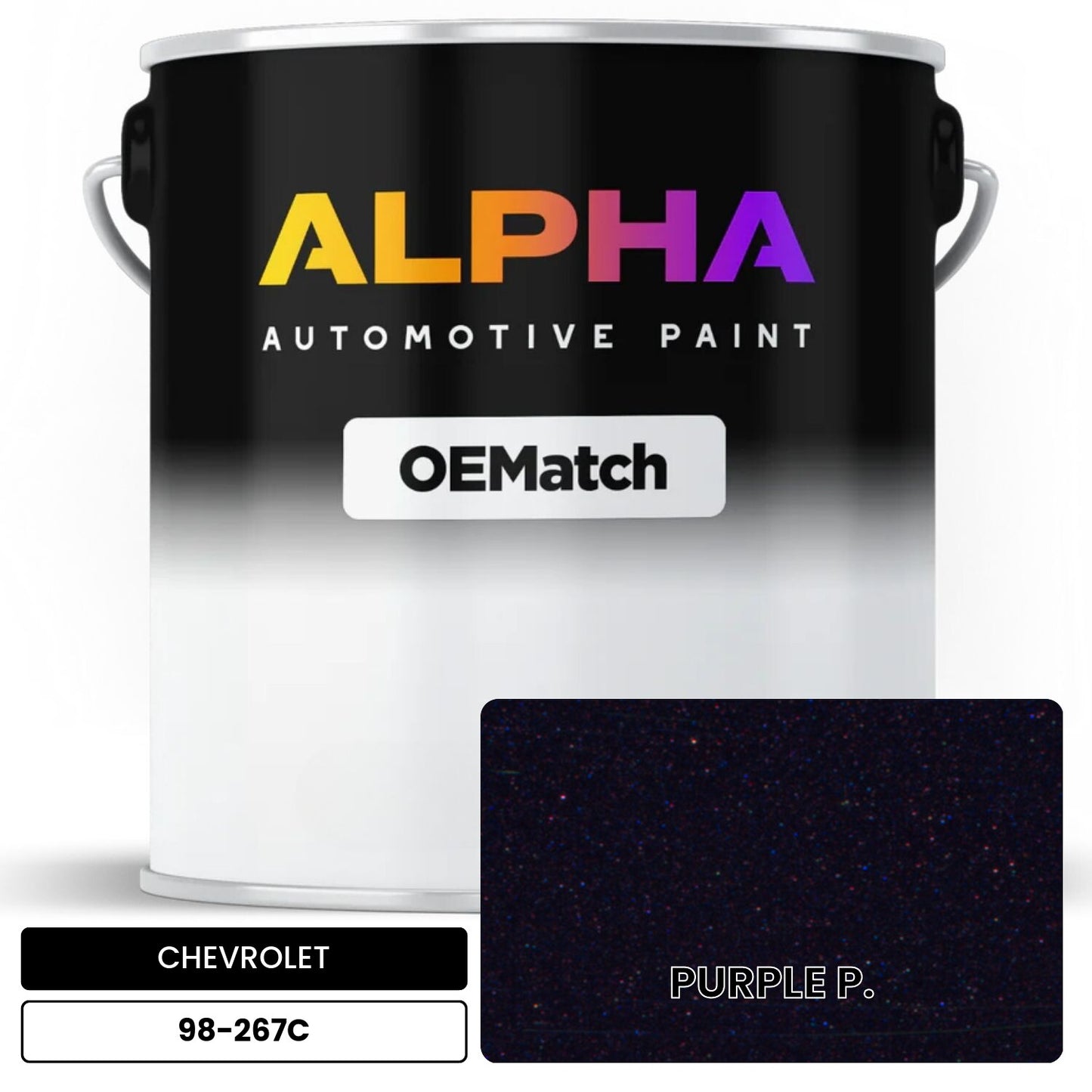 CHEVROLET PURPLE P. 98-267C OEMatch Basecoat