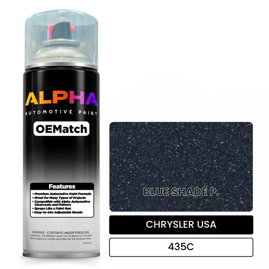 CHRYSLER USA BLUE SHADE P. 435C OEMatch Spraycan