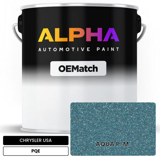CHRYSLER USA AQUA P. M. PQE OEMatch Basecoat