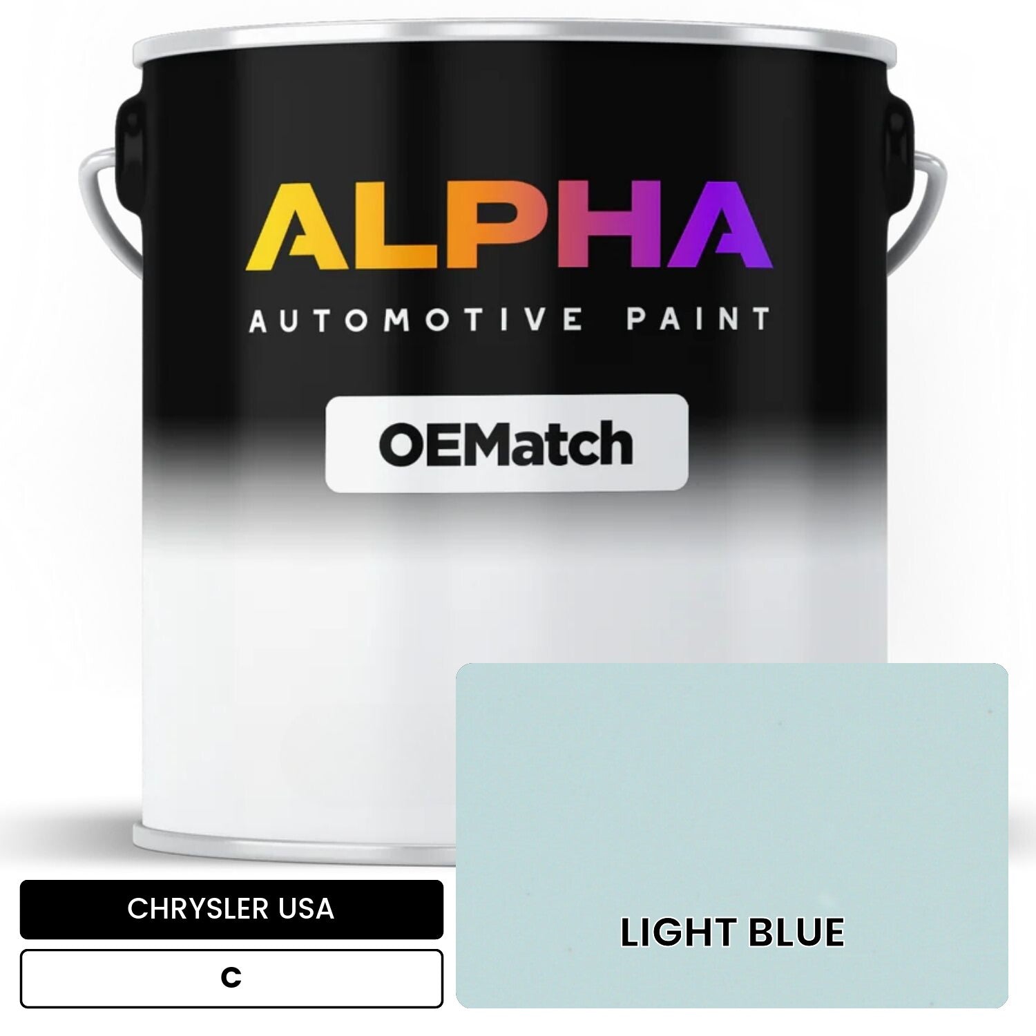 CHRYSLER USA LIGHT BLUE C OEMatch Basecoat