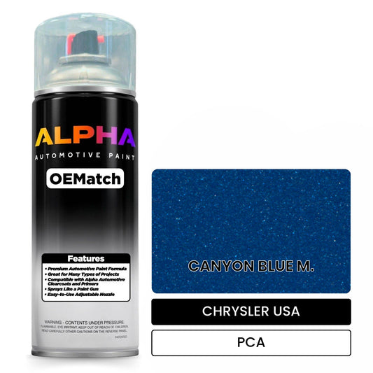 CHRYSLER USA CANYON BLUE M. PCA OEMatch Spraycan