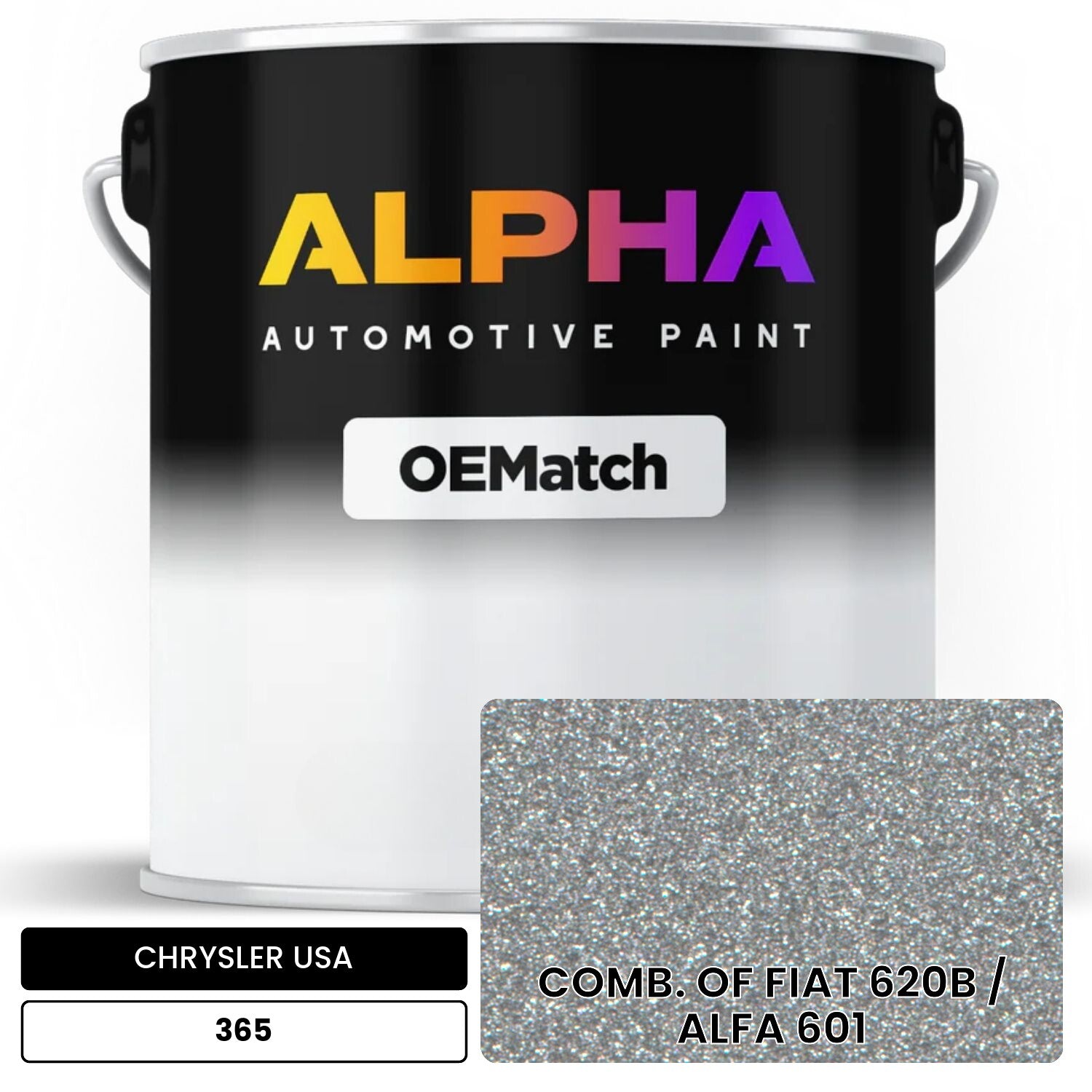 CHRYSLER USA COMB. OF FIAT 620B / ALFA 601 365 OEMatch Basecoat