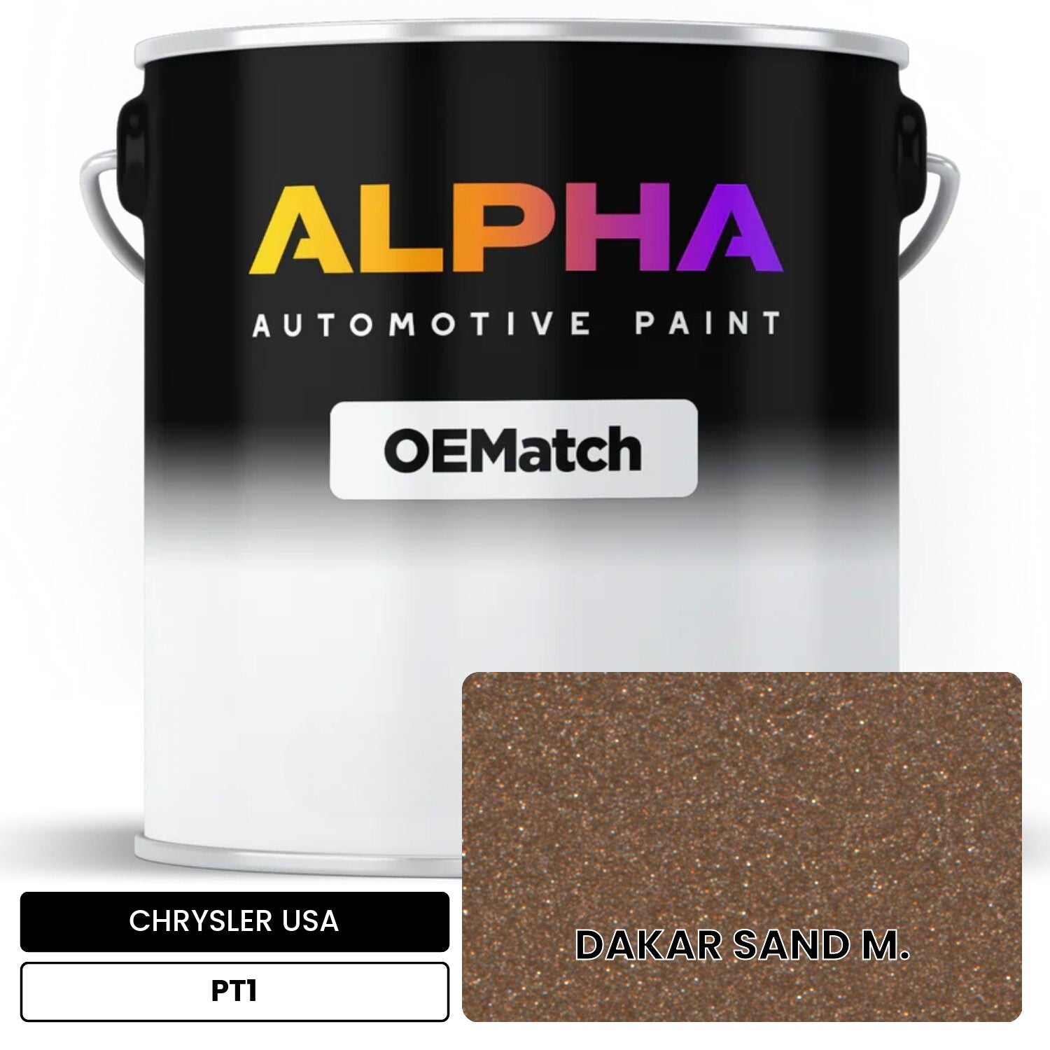 CHRYSLER USA DAKAR SAND M. PT1 OEMatch Basecoat