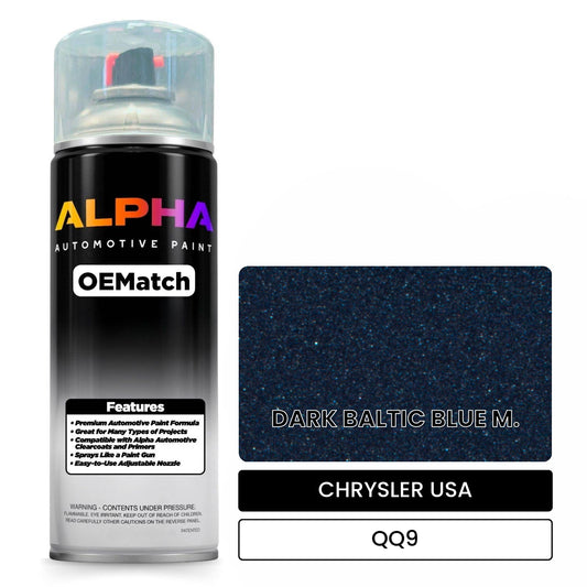 CHRYSLER USA DARK BALTIC BLUE M. QQ9 OEMatch Spraycan