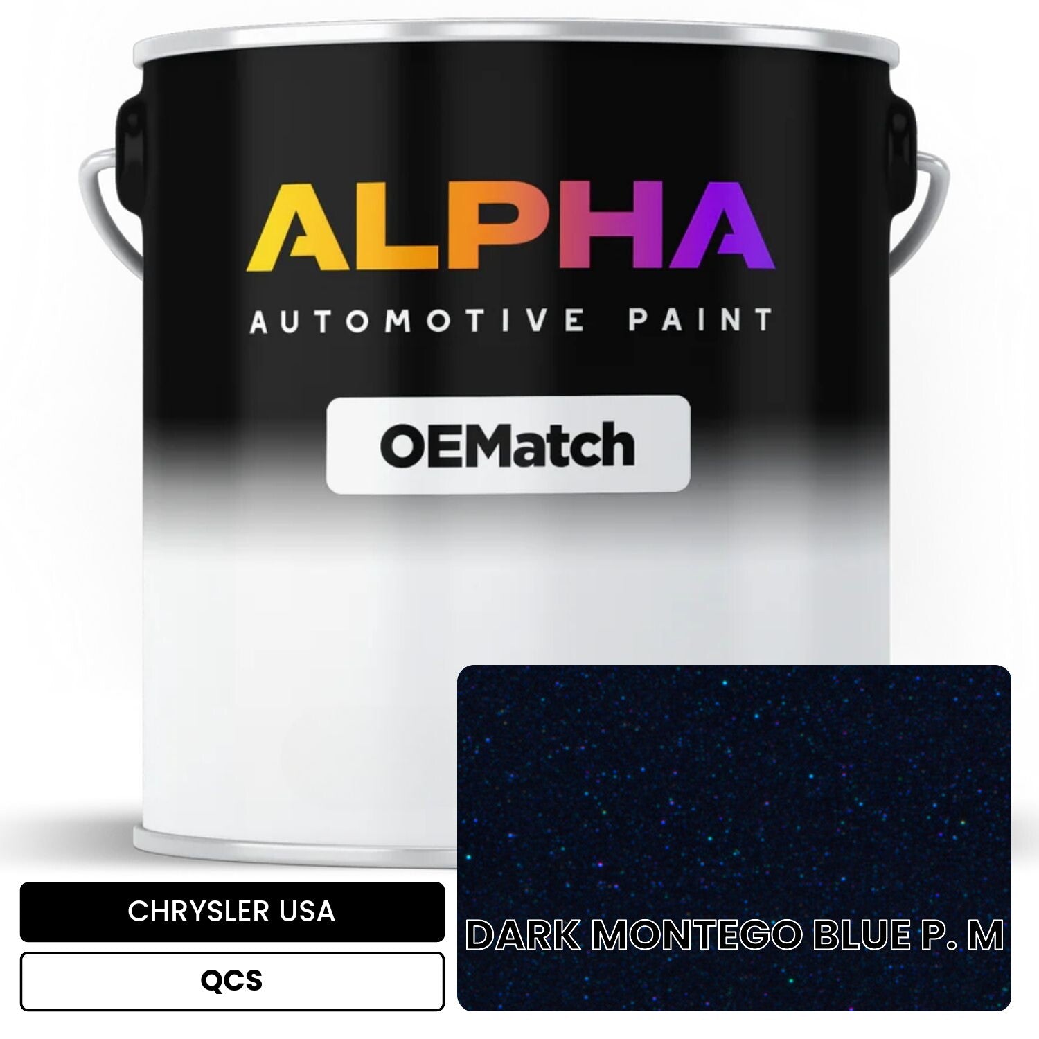 CHRYSLER USA DARK MONTEGO BLUE P. M QCS OEMatch Basecoat
