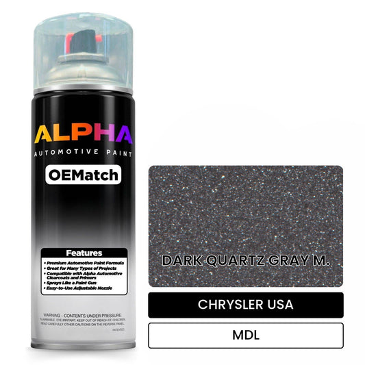 CHRYSLER USA DARK QUARTZ GRAY M. MDL OEMatch Spraycan