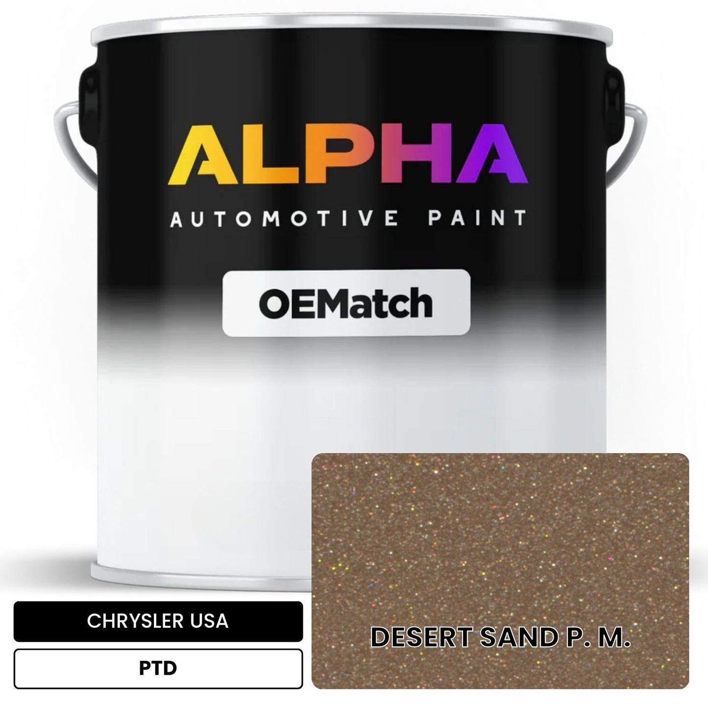 CHRYSLER USA DESERT SAND P. M. PTD OEMatch Basecoat
