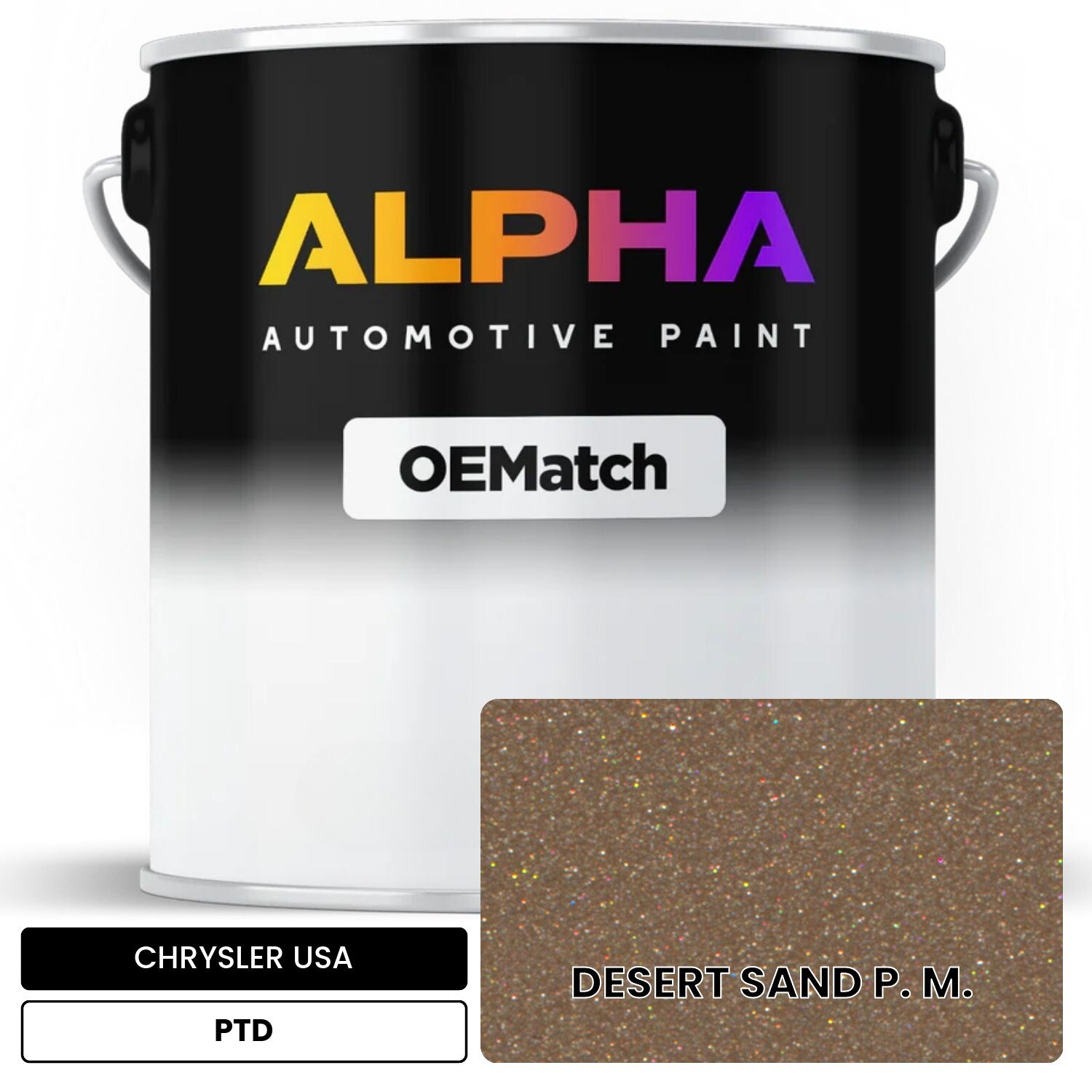 CHRYSLER USA DESERT SAND P. M. PTD OEMatch Basecoat