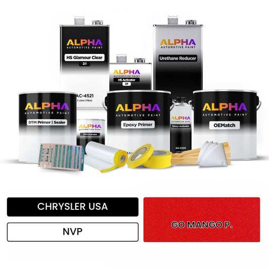CHRYSLER USA GO MANGO P. NVP OEMatch Vehicle Paint Kit