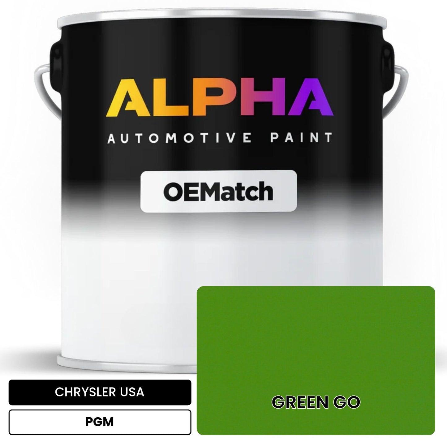 CHRYSLER USA GREEN GO PGM OEMatch Basecoat