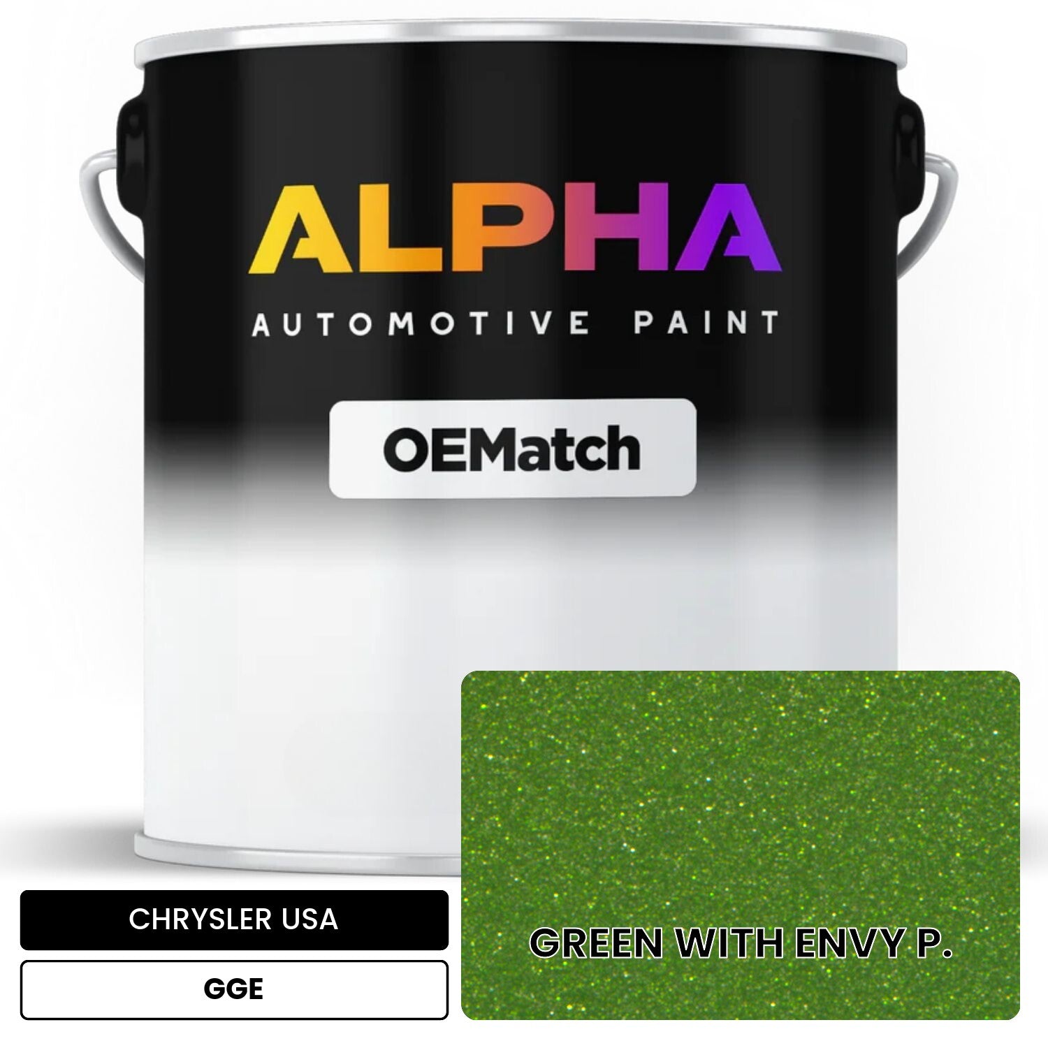CHRYSLER USA GREEN WITH ENVY P. GGE OEMatch Basecoat