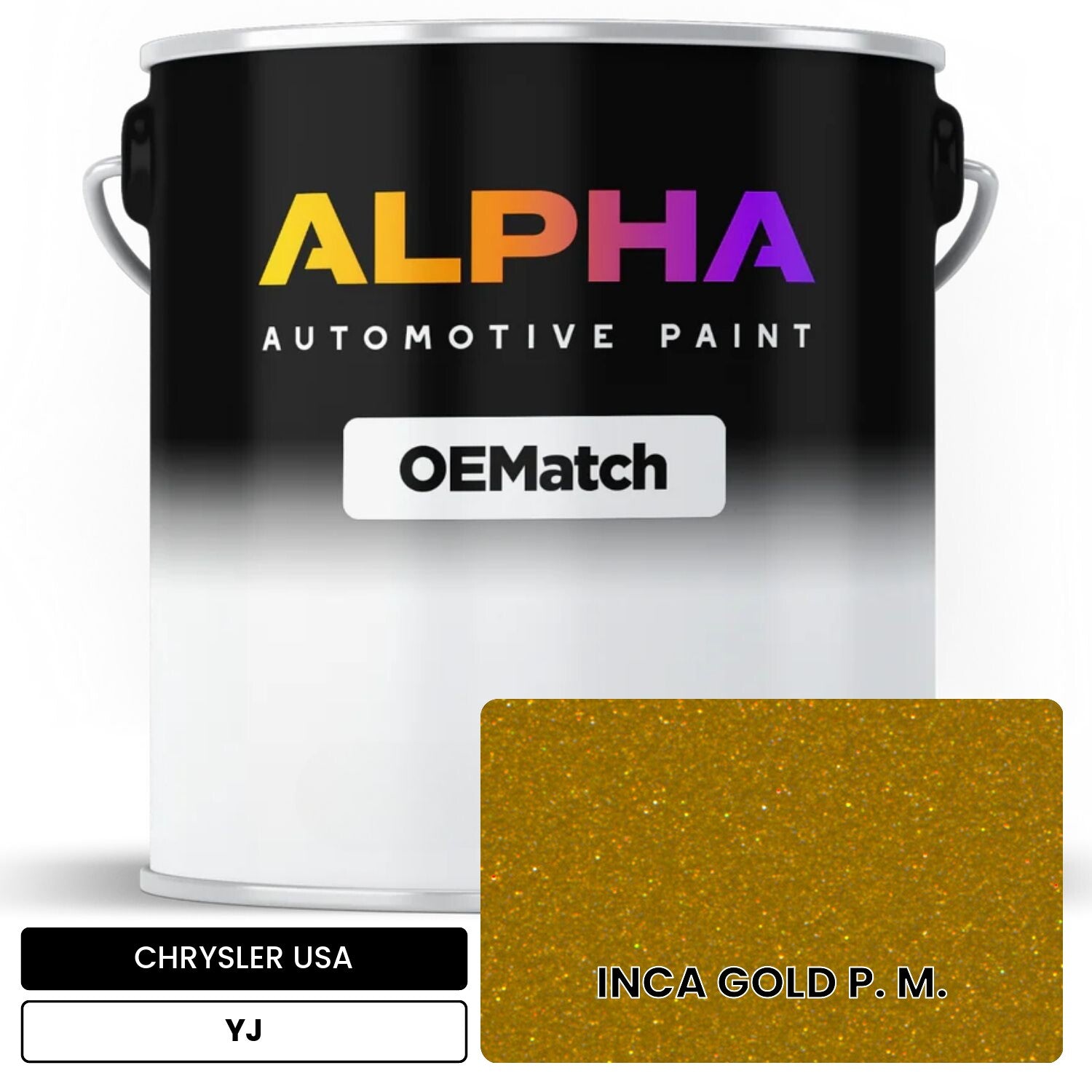 CHRYSLER USA INCA GOLD P. M. YJ OEMatch Basecoat